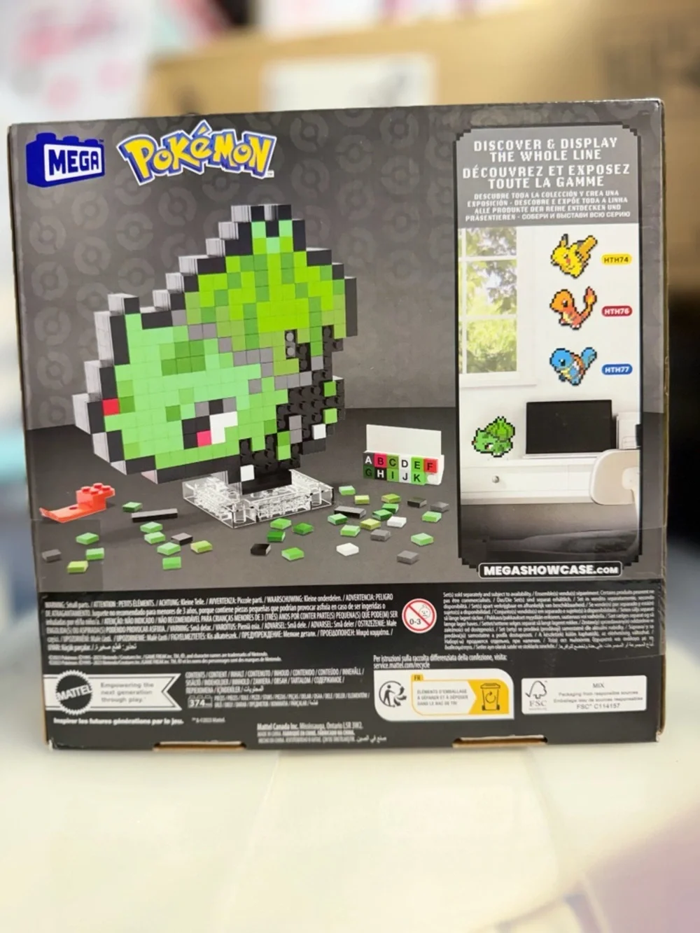 Mega Pokémon Pixel Art Bulbasaur - Green